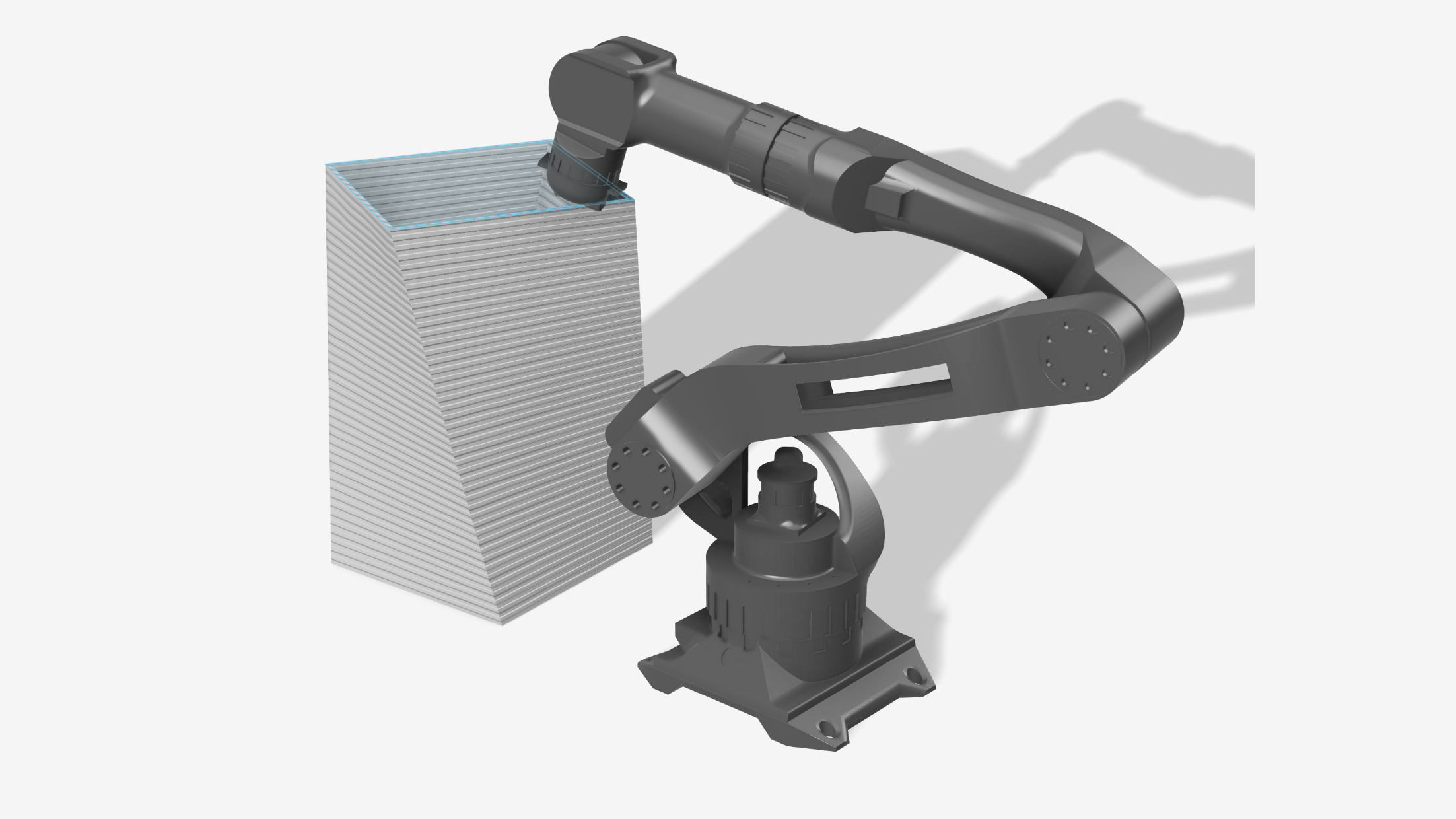 ロボットアームの3Dプリンタ化
